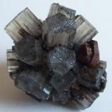 Aragonito con Cuarzo (Jacinto de Compostela)
Camporrobles, Valencia, Comunidad Valenciana, España
3 x 3 cm. (Autor: javier ruiz martin)