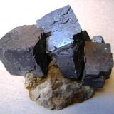 Galena
Sweetwater Mine, Missouri, USA
90 x 60 x 60 mm, longest crystal edge 35 mm (Author: Tobi)