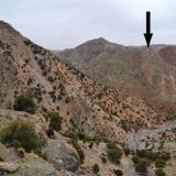 Vista del yacimiento de cuarzo y epidota desde el collado de Tizi`n`Bab.
G. Sobieszek photo. (Autor: Josele)