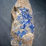 Azurita
Azuébar, Alto Palancia, Castellón, Comunidad Valenciana, España.
78 x 38 x 24 mm. (Autor: José Luis Zamora)