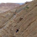 Afloramientos con trilobites en el área de Alnif.
Fot. K. Dembicz. (Autor: Josele)