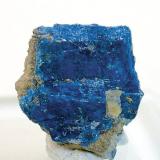 Chalcostibita
Rar el Anz, Casablanca, Marruecos
Tamaño de la pieza: 1.6 × 1.6 × 0.5 cm.
Foto: Minerales de Referencia (Autor: Jordi Fabre)