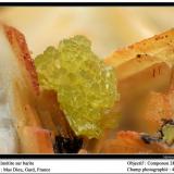 Mimetite on Barite
Mas Dieu, Gard, France
4 mm (Author: ploum)