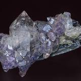 Quartz (var Amethyst), Rutile
Rist Mine, Hiddenite, Alexander Co., North Carolina, USA
3.2 x 2.2 cm. (Author: am mizunaka)