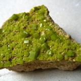 Pyromorphite
Tanzfleck, Freihung, Upper Palatinate, Bavaria, Germany
Specimen width 55 mm (Author: Tobi)