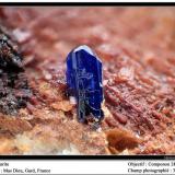 Azurite
Mas Dieu, Gard, France
fov 3 mm (Author: ploum)