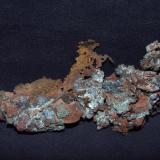 Cobre nativo.
Minas de Herrerías, Las Herrerías, Puebla de Guzmán, Huelva, Andalucía, España.
15x7 cm. (Autor: jaume.vilalta)