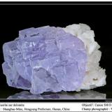 Fluorite
Shangbao Mine, Leiyang Co., Hengyang, Hunan, China
fov 70 mm (Author: ploum)