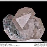 Hematite, rutile, quartz
Cavradi, Grisons, Switzerland
fov 70 mm (Author: ploum)