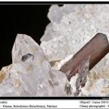 Brookite and quartz
Kharan, Pakistan
fov 50 mm (Author: ploum)