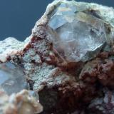 AnalcimaMina María, Minas Baños del Gilico, Cehegín, Comarca Noroeste, Región de Murcia (Murcia), España3 x 2 cm, El cristal mayor 0,3 cm. (Autor: javier ruiz martin)