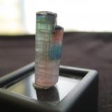 Elbaite
Mica mine, Pamir, Tajikistan
2,1x0,7x0,7 cm (Author: barbie90)