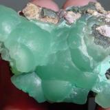 Smithsonite
Kelly Mine, Magdalena District, Socorro County, New Mexico USA
5.5 x 3.0 x 3.7 cm (Author: Chris Wentzell)