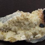 Sphalerite on Dolomite w Quartz.
Smallcleugh cross vein
Smallcleugh Mine,
Nenthead, 
Alston Moor,
Cumbria.
95 x 40 mm (Author: nurbo)