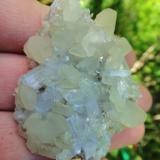 Quartz / Calcite on Matrix
Kingston (Old Quarry along the Hudson), New York,  USA
58x47x17 mm.
Pristine Specimen / No Damage (Author: NYFineMineralExchange)