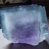 Fluorite
La Viesca Mine, Huergo, La Collada mining area, Siero, Asturias, Spain
30 x 25 mm (approx) (Author: nurbo)