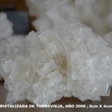 Sal cristalizada
Torrevieja-Alicante-Comunidad de Valencia-España
6 cm x 4 cm x3 cm (Autor: Tomas Ruiz de Arbulo Saez)