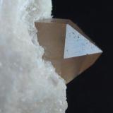 Cuarzo en YesoDomeño, Comarca Los Serranos, Valencia / València, Comunidad Valenciana / Comunitat Valenciana, España8 x 6 cm. (Autor: javier ruiz martin)