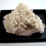 Strontianite, calcite
Mathilde mine, Ascheberg, Münsterland, Northrhine-Westphalia, Germany.
4,5 x 3 cm. (Author: Andreas Gerstenberg)