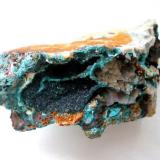 Pseudomalachite
Eleonore mine, Lichtenberg, Franconia, Bavaria, Germany.
7,5 x 4 cm (Author: Andreas Gerstenberg)