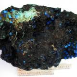 Azurite, malachite
Ueckermünde, Mecklenburg-Vorpommern, Germany.
10 x 7,5 cm (Author: Andreas Gerstenberg)