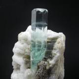 Berilo ( Aguamarina )
Shigar Valley - Skardu - Baltistan - Pakistán
7.5 X 5.5 cm - Cristal de 6.3 cm (Autor: Diego Navarro)