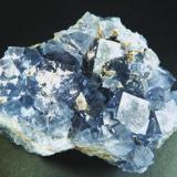 Fluorita.Mina Matagalls (Minas de Sant Marçal), Sant Marçal, Viladrau, Comarca Osona, Gerona / Girona, Cataluña / Catalunya, España100 x 70 mm. (Autor: Jesus Franquesa Baucells)