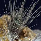 Millerite with Calcite
Keokuk Co., Iowa, USA
Detail (Author: am mizunaka)