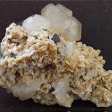 Calcite, Galena, Dolomite, Quartz
Handsome Mea Flats, Smallcleugh Mine, Nenthead, Alston, Cumbria, England, UK.
60 x 50 mm (Author: nurbo)