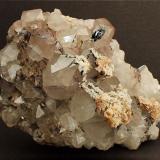 Quartz, Specularite, Dolomite, Calcite
Florence Mine, Egremont, Cumbria, England, UK.
100 x 80 mm (Author: nurbo)