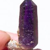 Quartz Var. Amethyst
Brandberg, Namibia
39 x 10 x 10 mm (Author: Pierre Joubert)