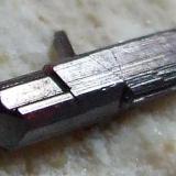 Rutile
Carvers Claim, Wadnamuka, South Australia, Australia.
Rutile crystal 7 mm (Author: nurbo)