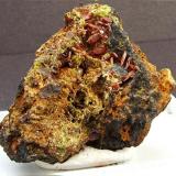 Crocoite and Pyromorphite
Platts Prospect, Zeehan District, Dundas Tasmania
35 x 40 mm (Author: nurbo)