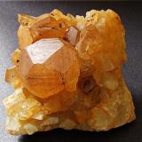 Calcite
La Sambre Quarry, Landelies, Hainault, Belgium.
55 x 50 mm (Author: nurbo)