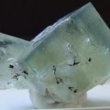 Fluorite,
Allison Pocket, Flatt Drift, West Pasture, Stanhope, Weardale, Co Durham, England, UK.
25 x 20 mm (Author: nurbo)