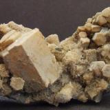 Calcite Aragonite
Heights Mine, Eastgate, Weardale, Co Durham, England, UK.
55 x 25 mm (Author: nurbo)