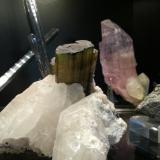 Turmalina, cuarzo
Afganistan
15x12, cristal de 7x3cm
 (Autor: Raul Vancouver)