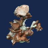 Calcite and Copper
Keweenaw Peninsula, Upper Peninsula Region, Michigan, USA
40 x 32 x 18 mm (Author: GneissWare)