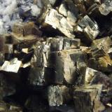 Pyrite
Smallcleugh Sun Vein, Smallcleugh Mine,Nenthead, Cumbria, England, UK.
FOV 15 x 12 mm approx (Author: nurbo)