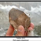 Smoky Quartz
Talèfre glacier, Mont Blanc, Chamonix, Haute-Savoie, Rhône-Alpes, France (Author: ploum)