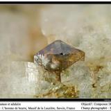 Anatase
L’Homme de Beurre, La Lauzière massif, Savoie, Rhône-Alpes, France
fov 2.3 mm (Author: ploum)