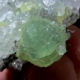 Prehnite
Brandberg, Namibia
Same as above specimen. (Author: Pierre Joubert)