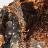 Smithsonita con Durangita
Mina Ojuela, Mapimí, Durango, México
8x6 cm
Detalle de la anterior (Autor: victor chaul chamut)