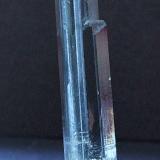 Aquamarine,
Gilgit/Baltistan Area, Pakistan.
30 x 6 mm (Author: nurbo)