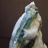 Apatite, Woframite, Arsenopyrite.
Carrock Mine, Carrock Fell, Caldbeck Fells, Cumbria, England, UK.
Apatite to 35 mm (Author: nurbo)