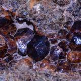 Grossularia (Grupo Granate)El Carazal Mine, El Carazal, Cardes, Valle, Piloña, Comarca del Sueve, Principality of Asturias (Asturias), SpainCristal mayor 9 x 6 mm. (Autor: Quexigal)