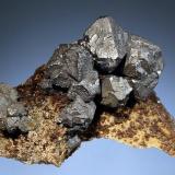 Galena
Olkusz, Bytom District, Slaskie, Poland
6.0 x 9.1 cm.
Octahedral galena with small brown sphalerite crystals. (Author: crosstimber)