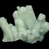 Prehnite
Lower New Street quarry, Paterson, New Jersey, Passaic County, New Jersey, USA
12 x 8.8 cm
Prehnite epimorphs after anhydrite; a former U.S National Museum specimen (Author: Frank Imbriacco)