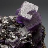 Fluorite and sphalerite
Rosiclare Mine, Rosiclare Sub-District, Illinois - Kentucky Fluorspar District, Hardin Co., Illinois, USA
10x9 cm.
Fot. &amp; Col. Juan Hernandez.
Adquired in November of 2011.

Detail of the previous specimen (Author: supertxango)