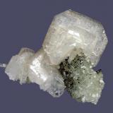 Apophyllite
Millington Quarry, Bernards Township, Somerset County, New Jersey, USA
5.5 x 4 cm
Tabular apophyllite crystals to 3.2 cm on datolite (Author: Frank Imbriacco)